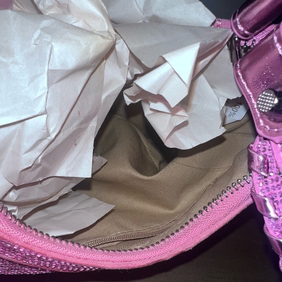 Pink Studded Handbag - Picture 3 of 4